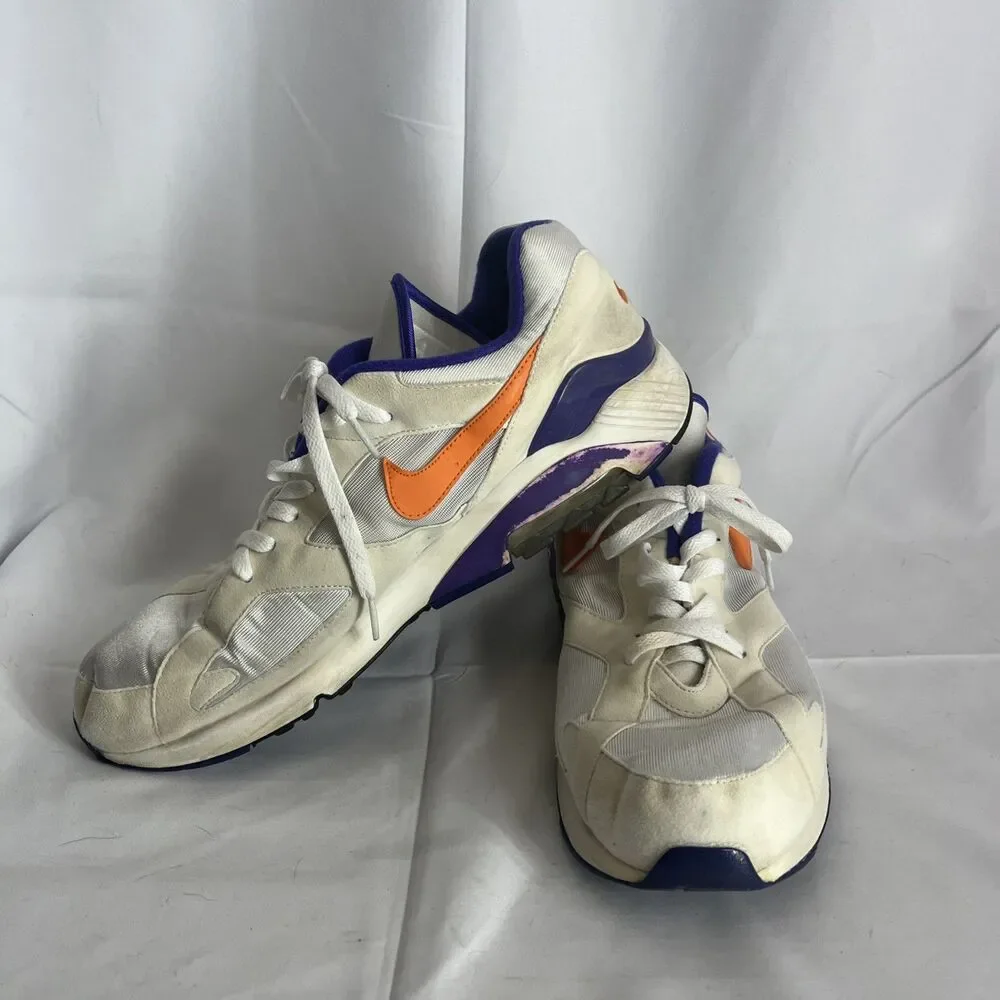 RARE Nike Air Max 180 White Bright Ceramic Sz 15 615287-101 Men's Shoes